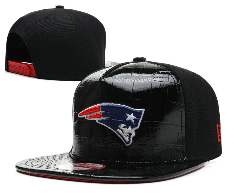 New England Patriots Black Snapback Hat SD